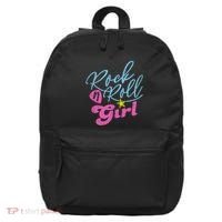 Rock N Roll Girl Purple Darla 16 in Basic Backpack thumb 0