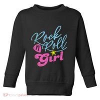 Rock N Roll Girl Purple Darla Toddler Sweatshirt thumb 0