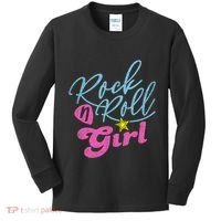 Rock N Roll Girl Purple Darla Kids Long Sleeve Shirt thumb 0