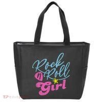 Rock N Roll Girl Purple Darla Tote Bag thumb 0