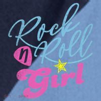 Rock N Roll Girl Purple Darla Raglan Baseball Sleeve Shirt thumb 2