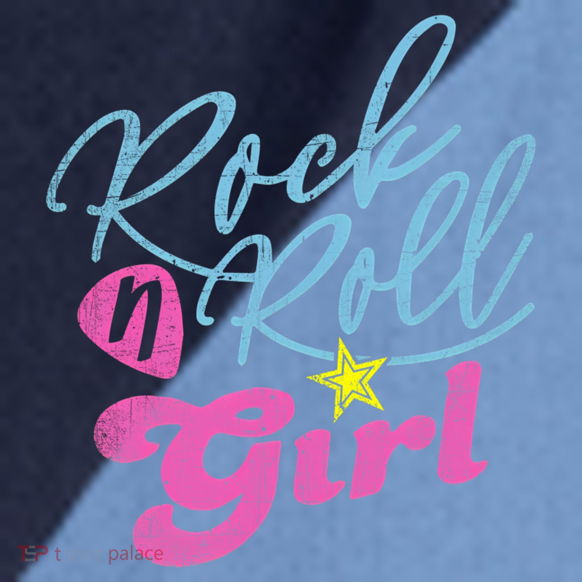Rock N Roll Girl Purple Darla Raglan Baseball Sleeve Shirt