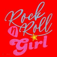 Rock N Roll Girl Purple Darla Santa Hat thumb 1