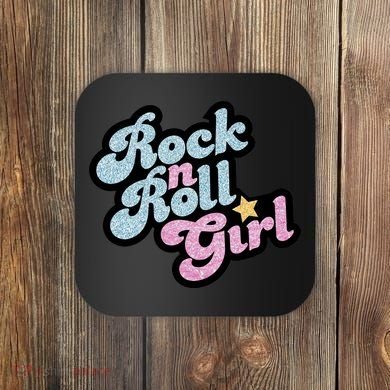 Rock N Roll Girl Coaster