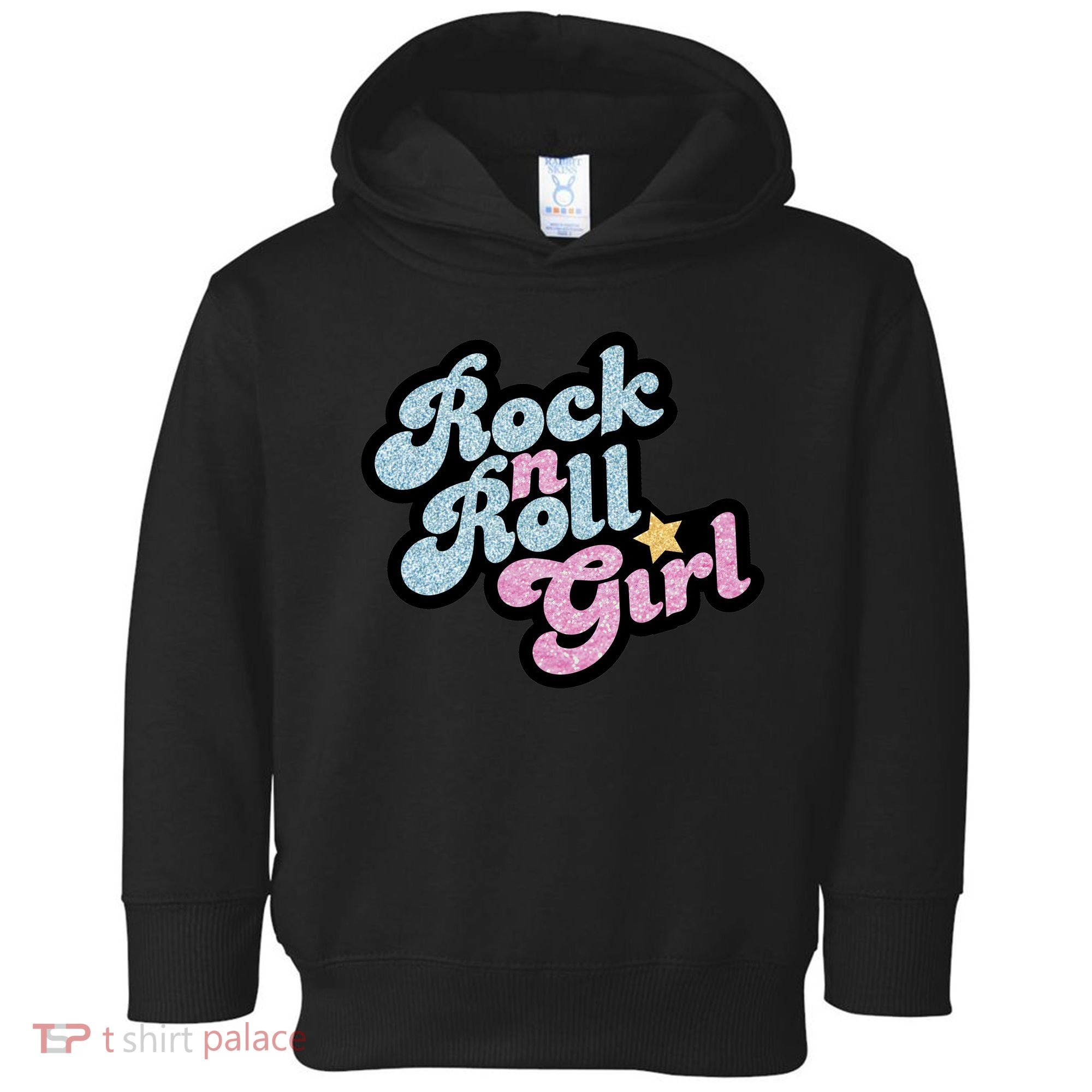 Rock N Roll Girl Toddler Hoodie