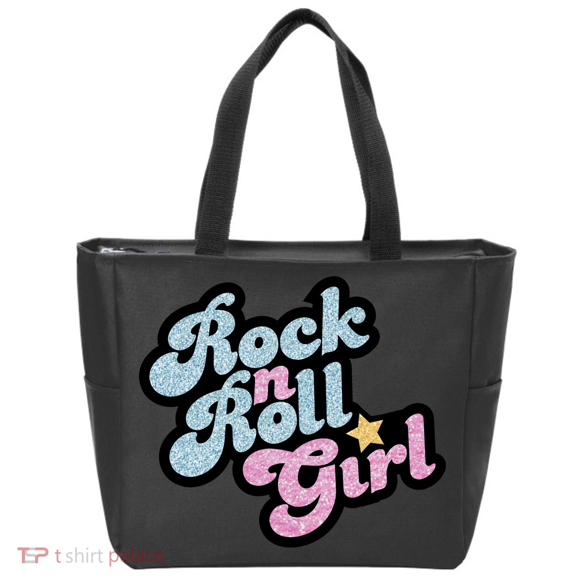 Rock N Roll Girl Tote Bag