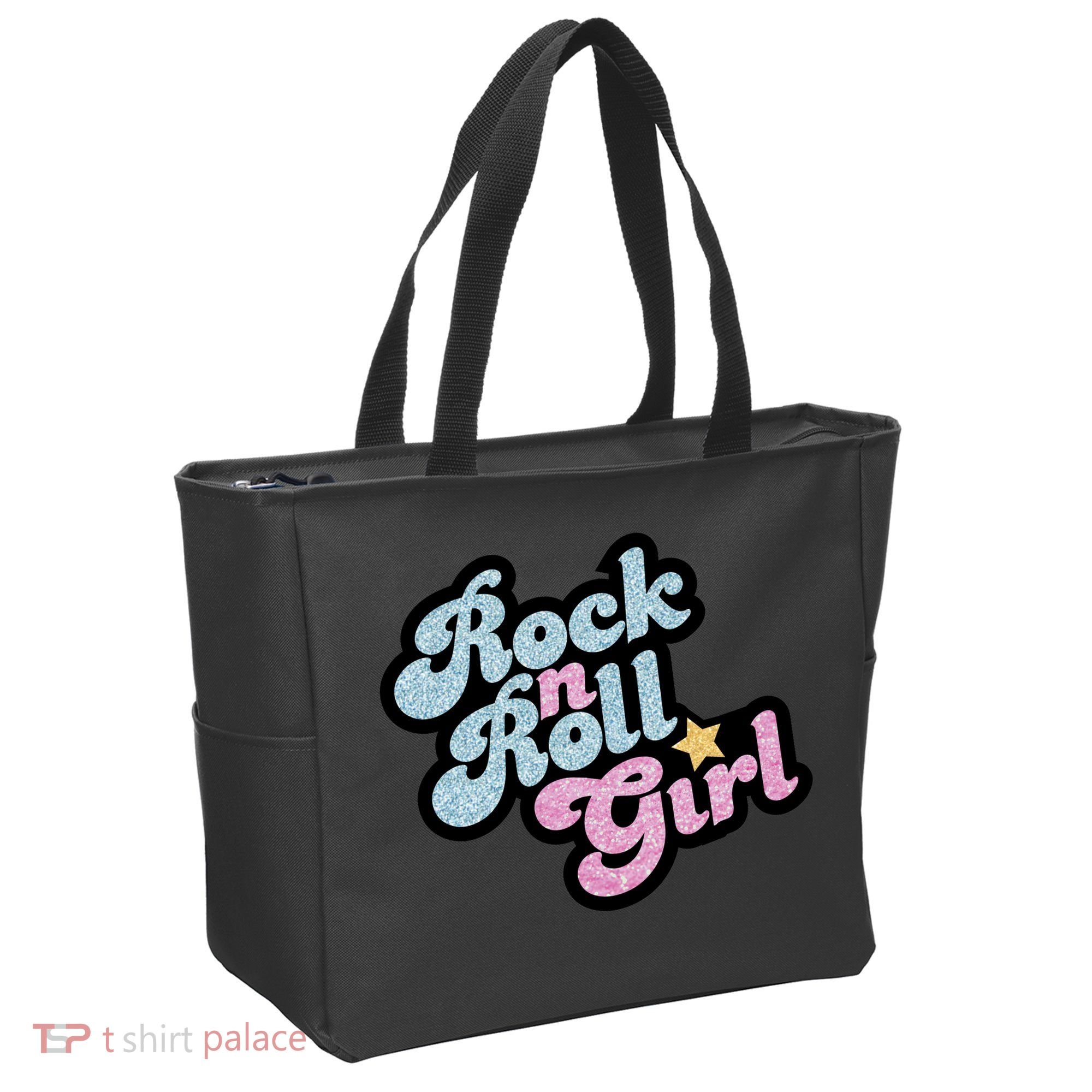 Rock N Roll Girl Tote Bag