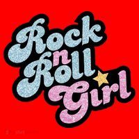 Rock N Roll Girl Santa Hat thumb 1