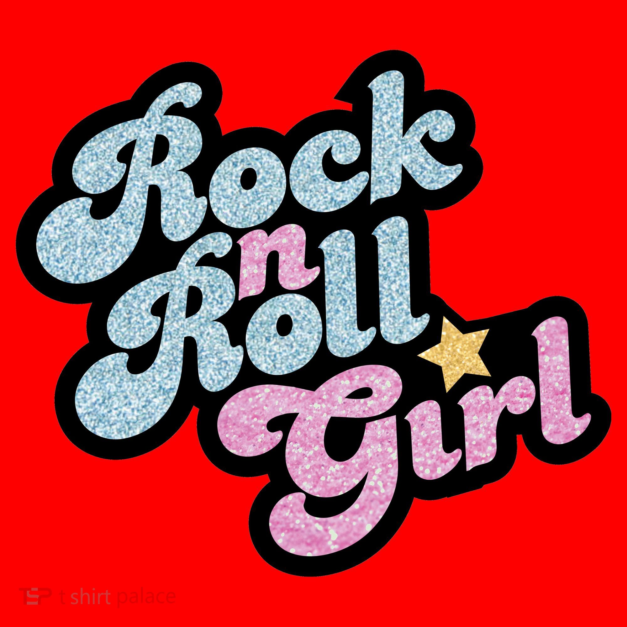 Rock N Roll Girl Santa Hat