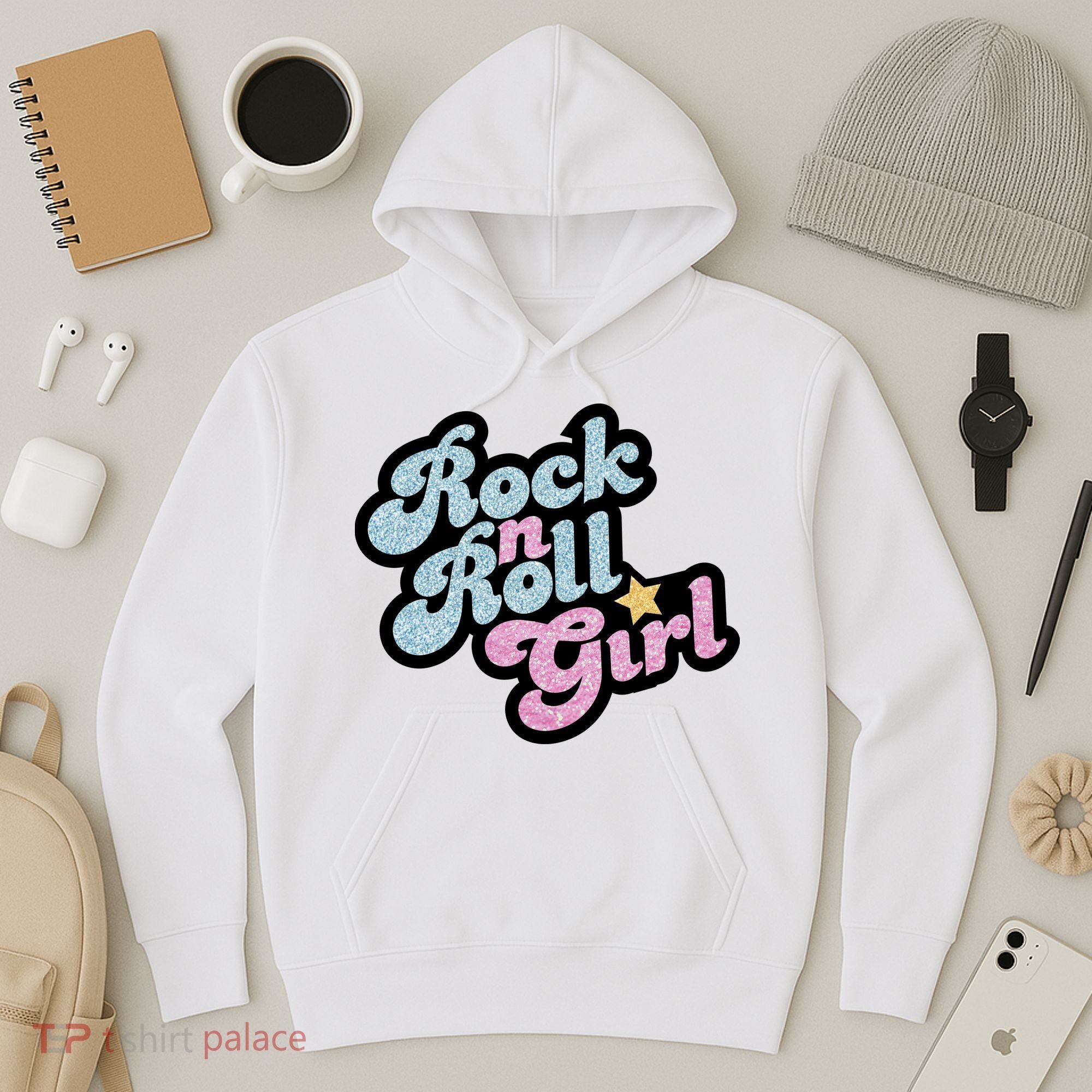 Rock N Roll Girl Hoodie