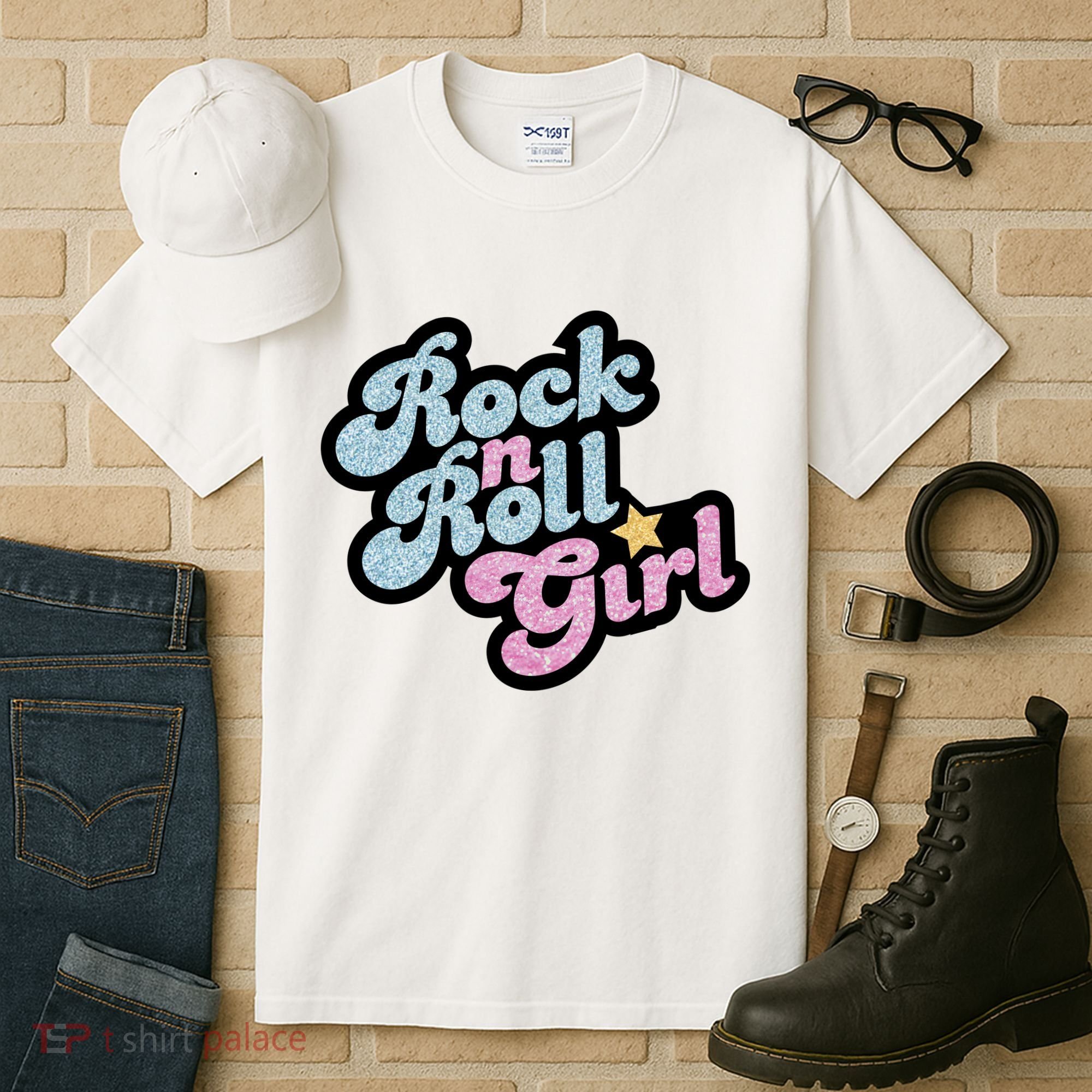 Rock N Roll Girl Tall T-Shirt