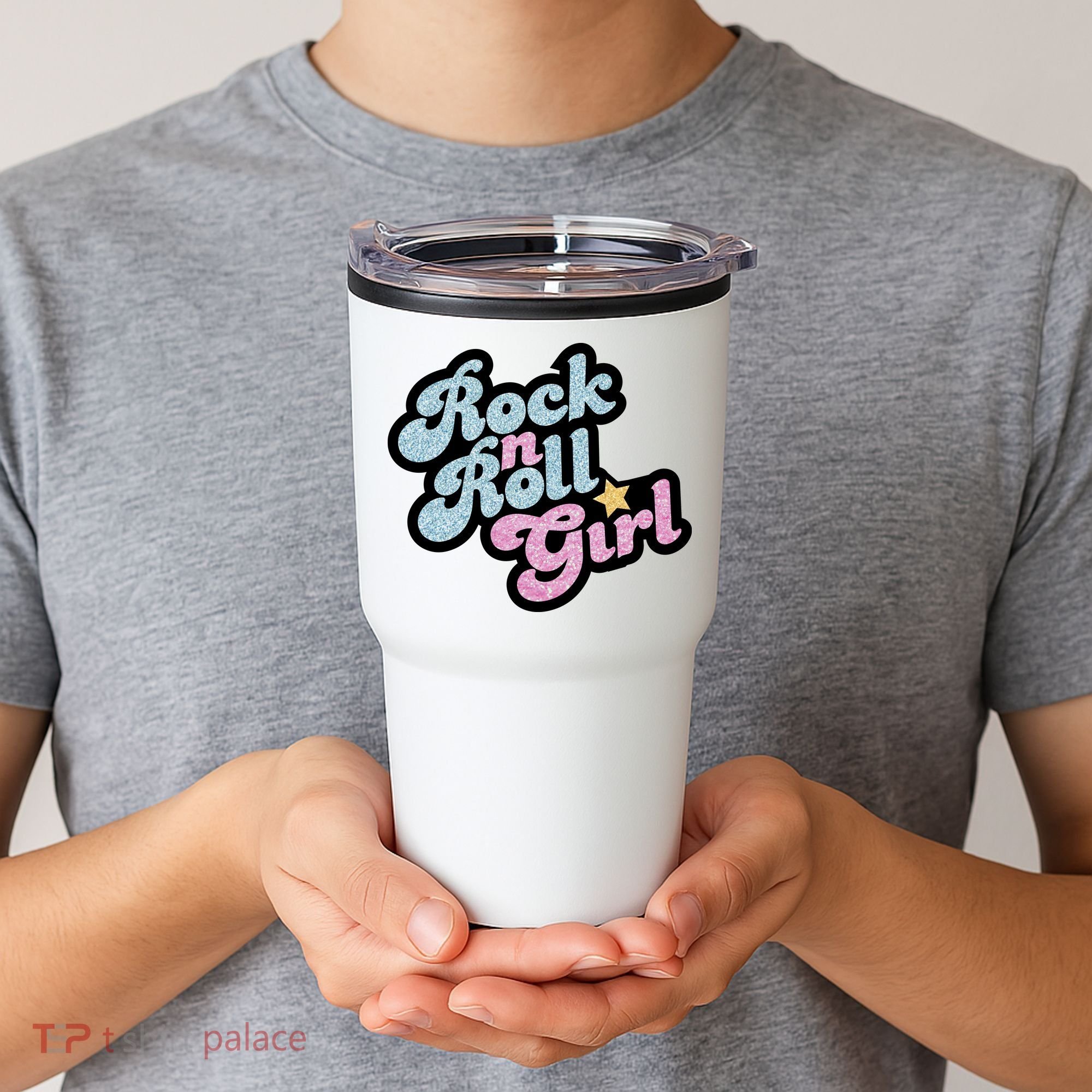 Rock N Roll Girl Tumbler