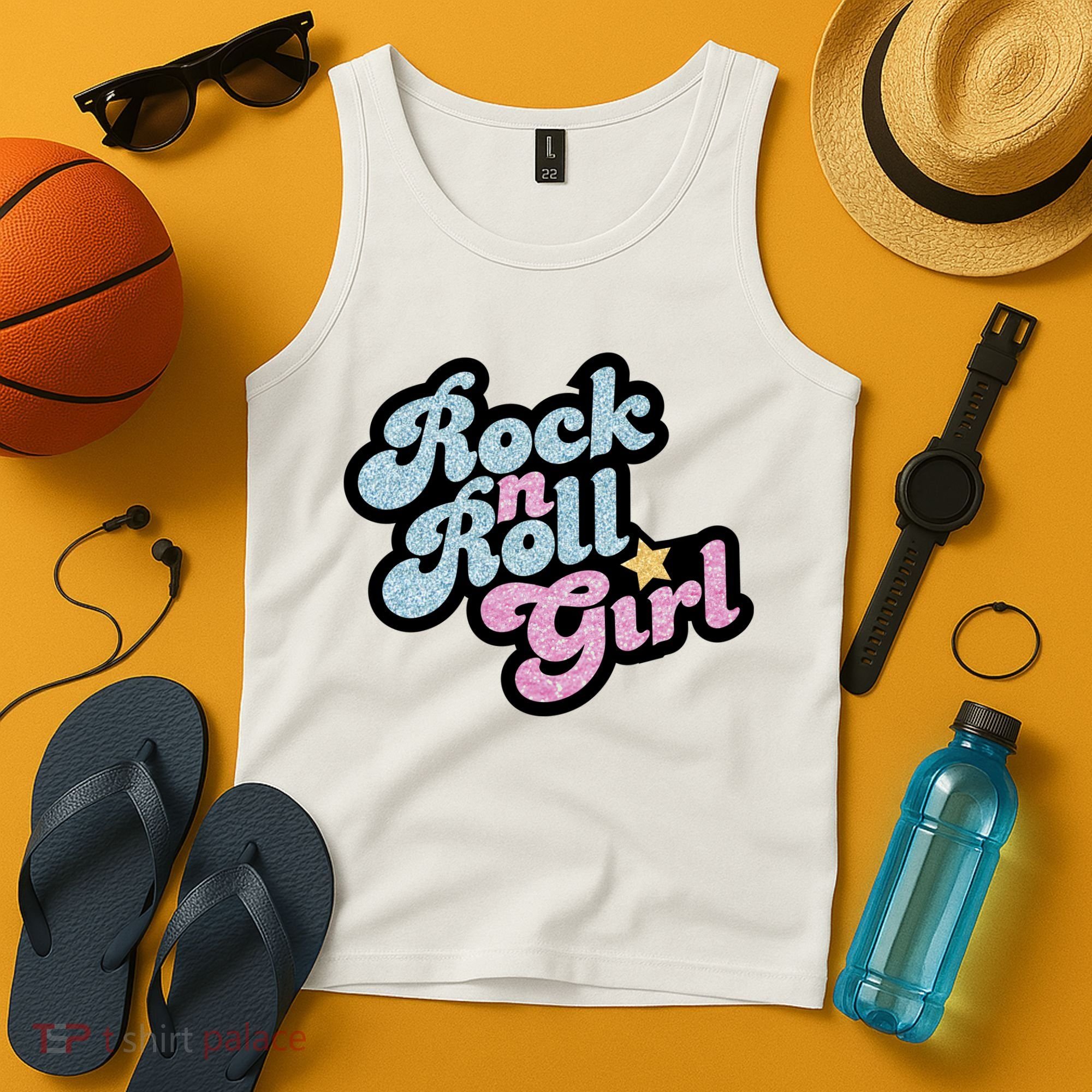 Rock N Roll Girl Tank Top