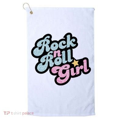 Rock N Roll Girl Golf Towel