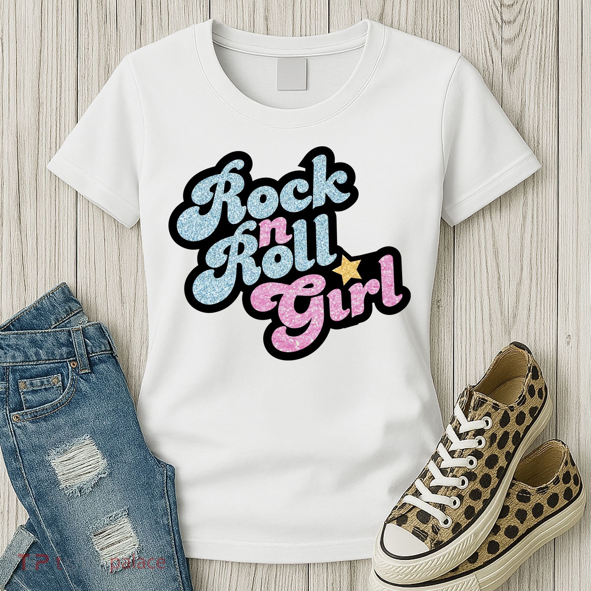 Rock N Roll Girl Women's T-Shirt