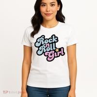 Rock N Roll Girl Women's T-Shirt thumb 4