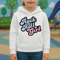Rock N Roll Girl Kids Hoodie thumb 3