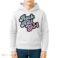 Rock N Roll Girl Kids Hoodie thumb 4