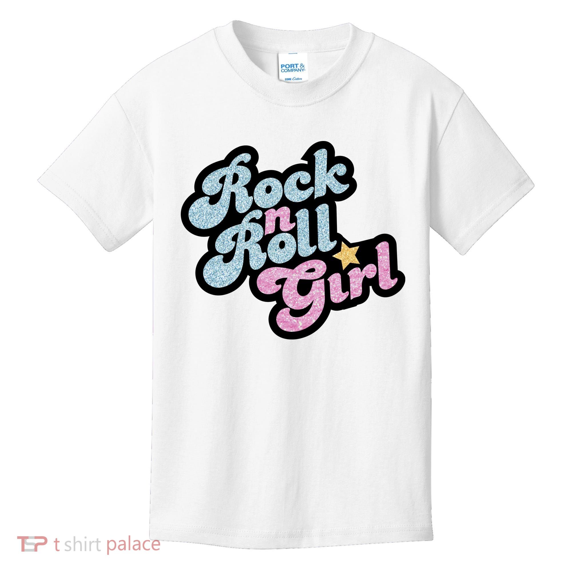Rock N Roll Girl Kids T-Shirt
