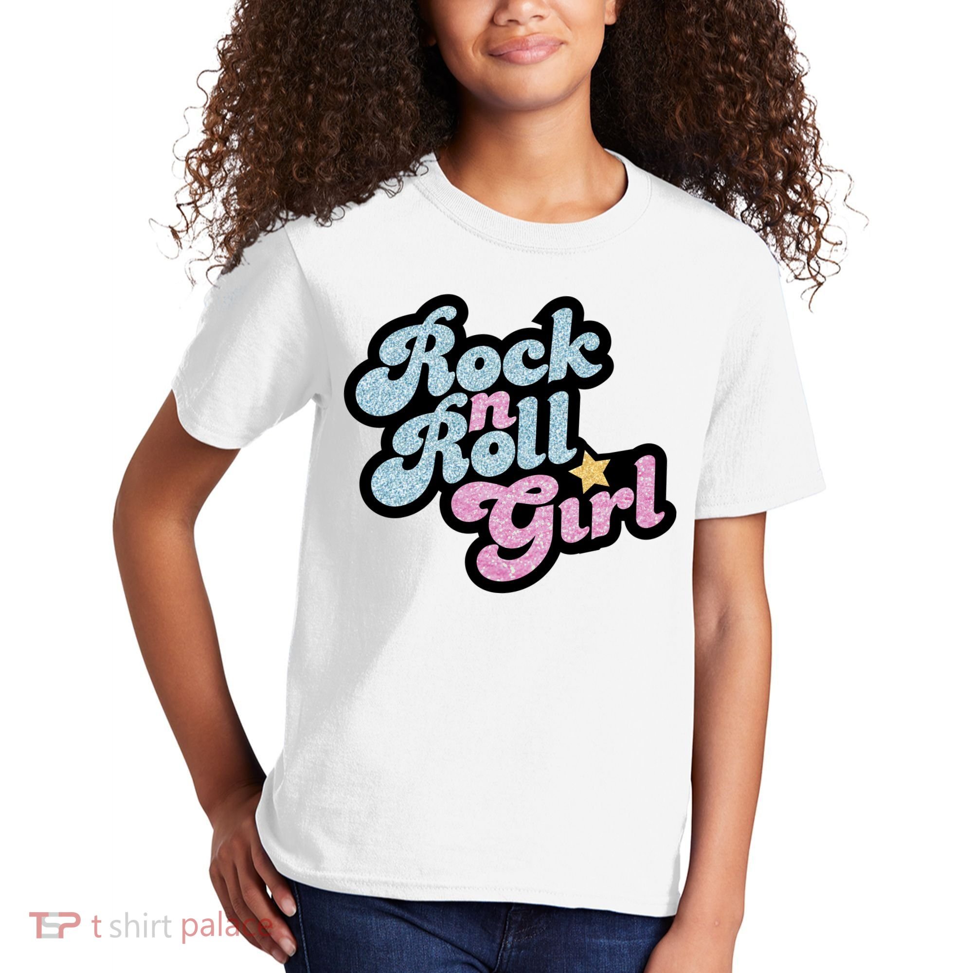 Rock N Roll Girl Kids T-Shirt