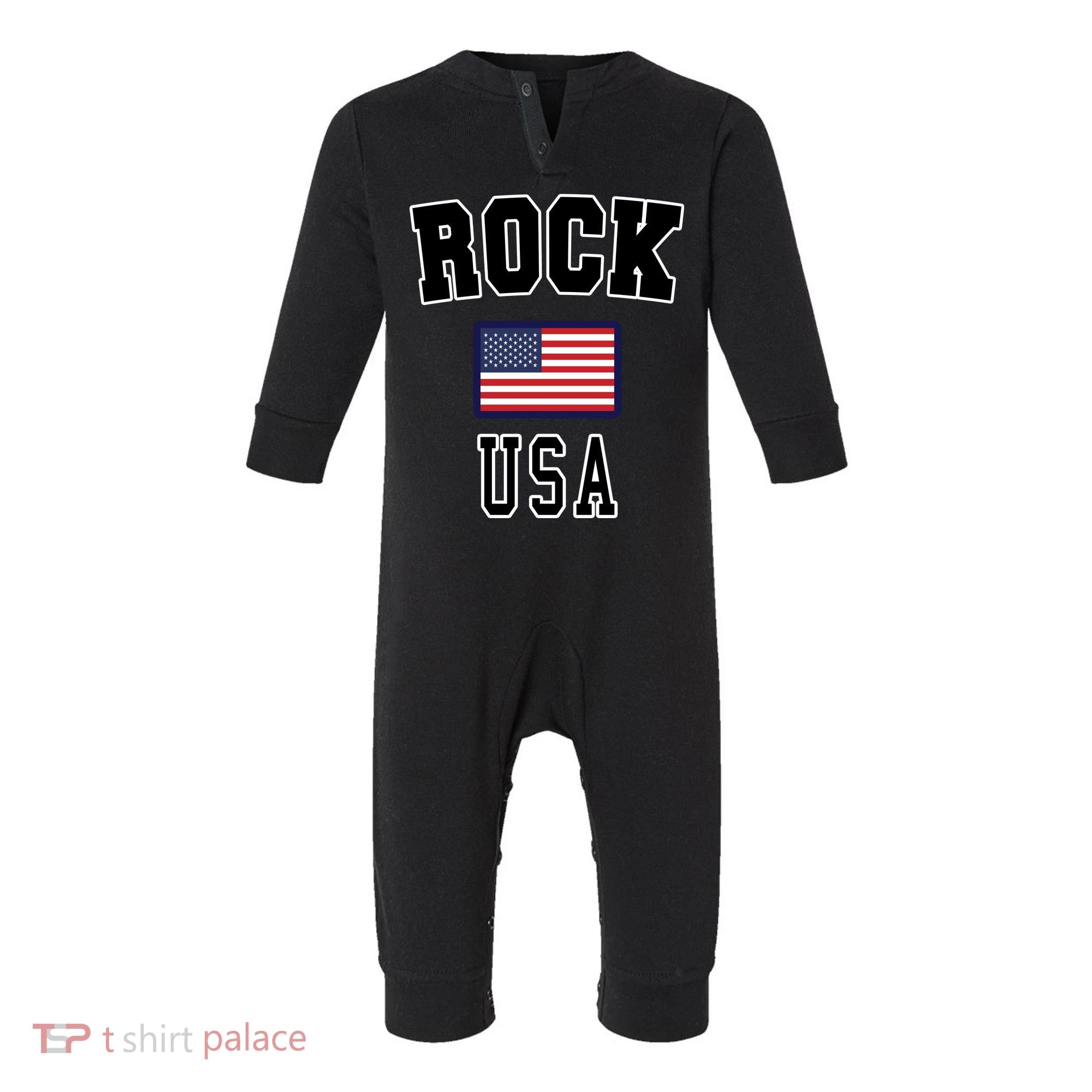 Rock N Roll USA Infant Fleece One Piece