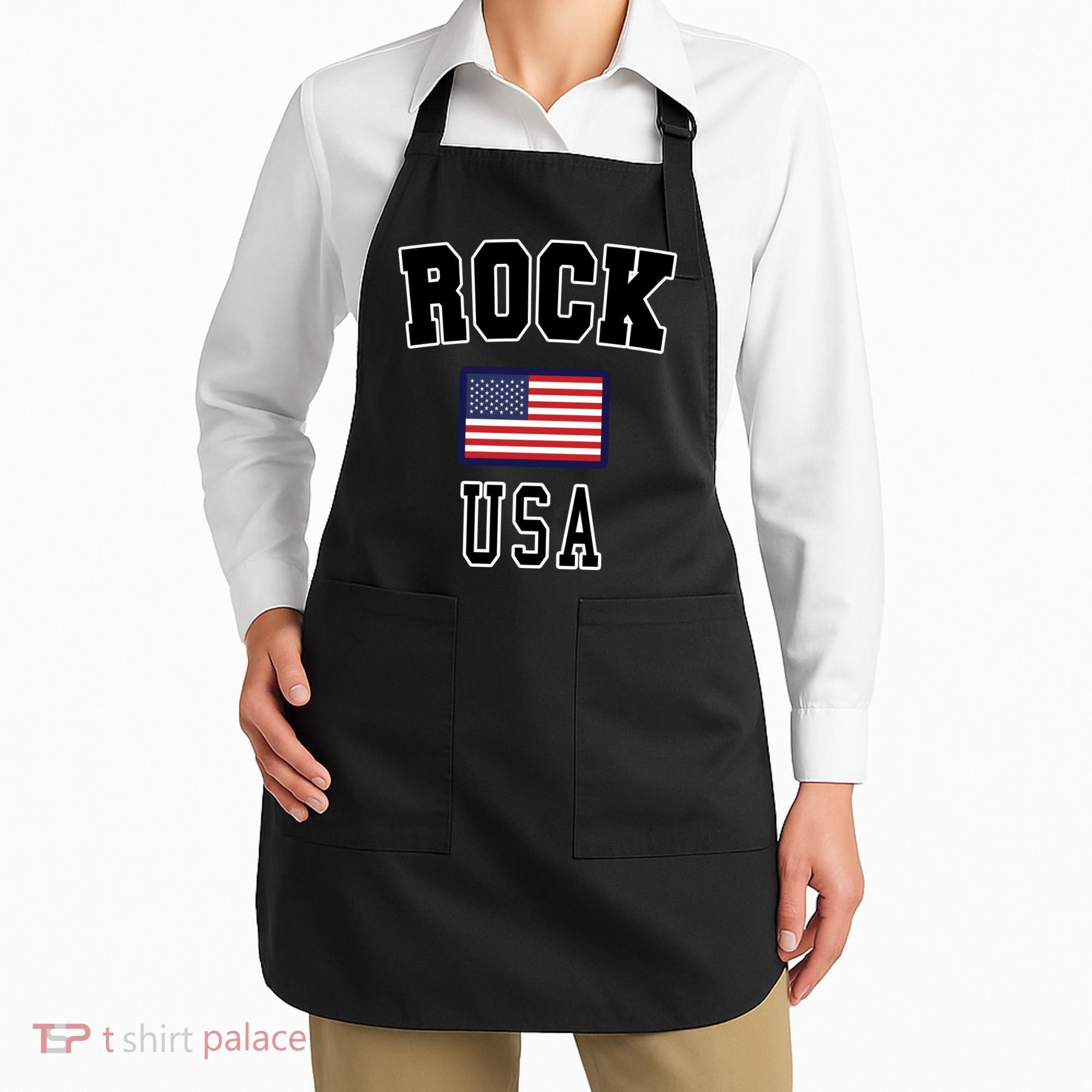 Rock N Roll USA Apron