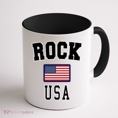 Rock N Roll USA Coffee Mug back