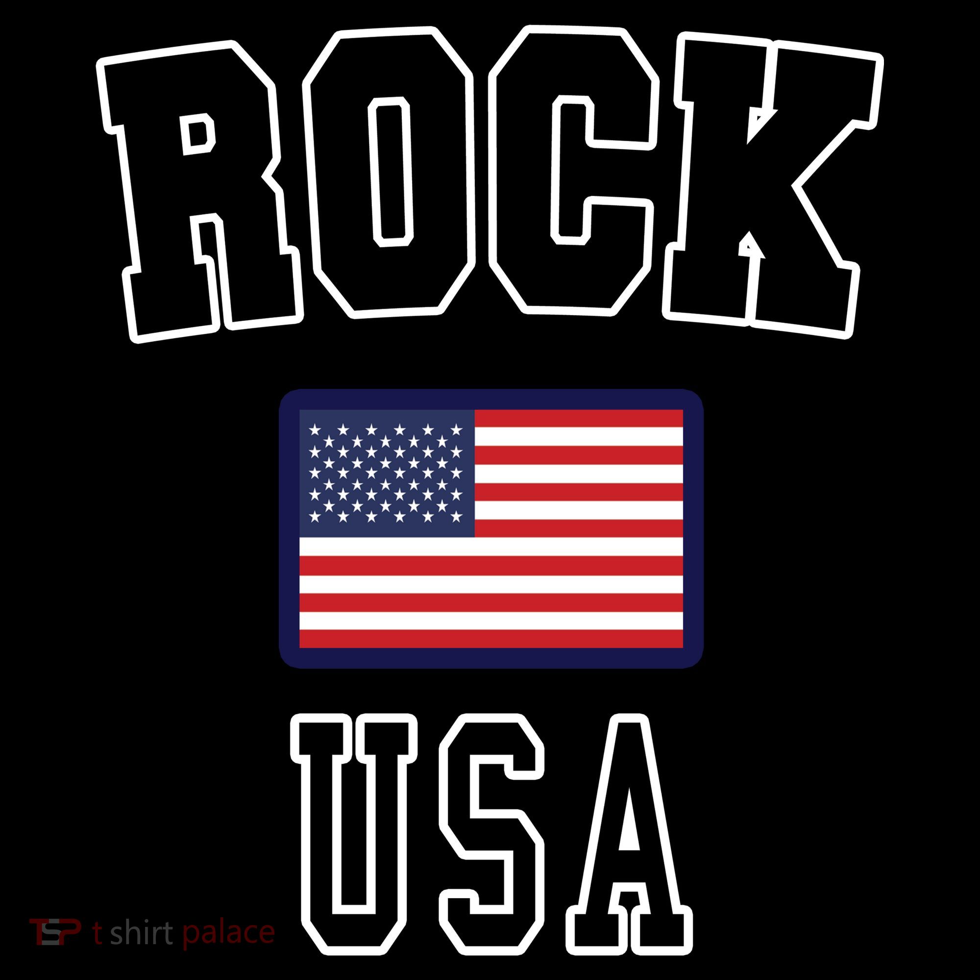 Rock N Roll USA Ornament