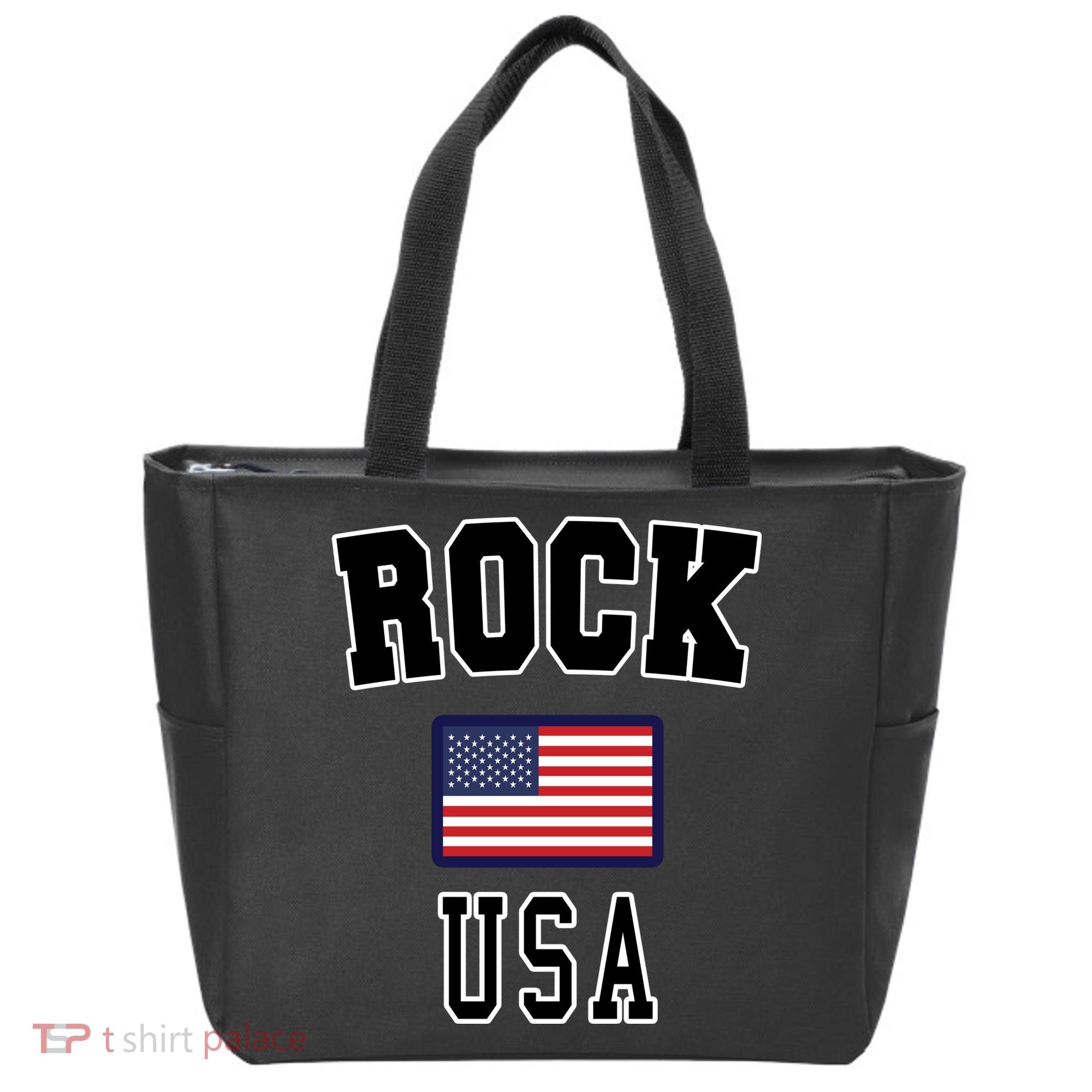 Rock N Roll USA Tote Bag