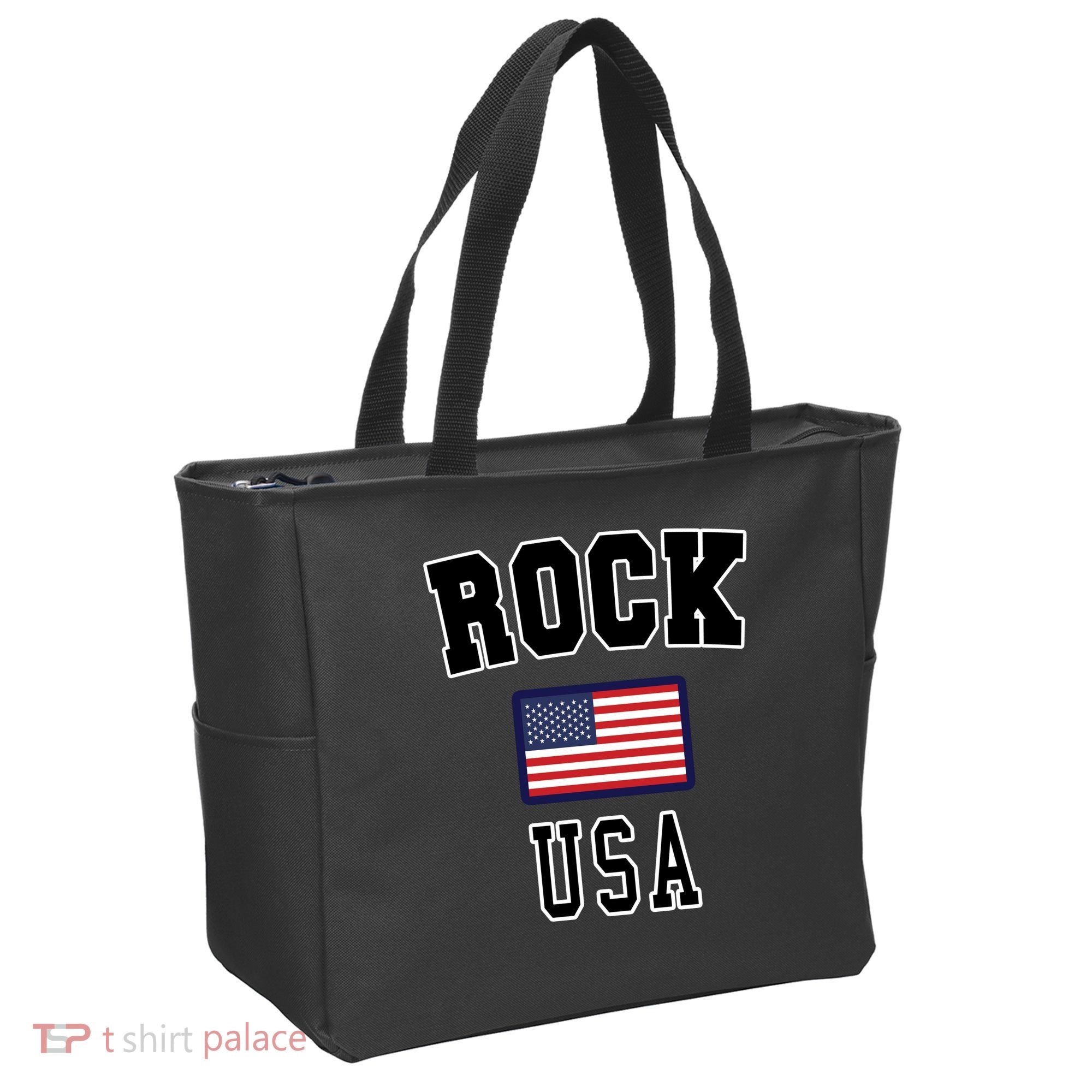 Rock N Roll USA Tote Bag