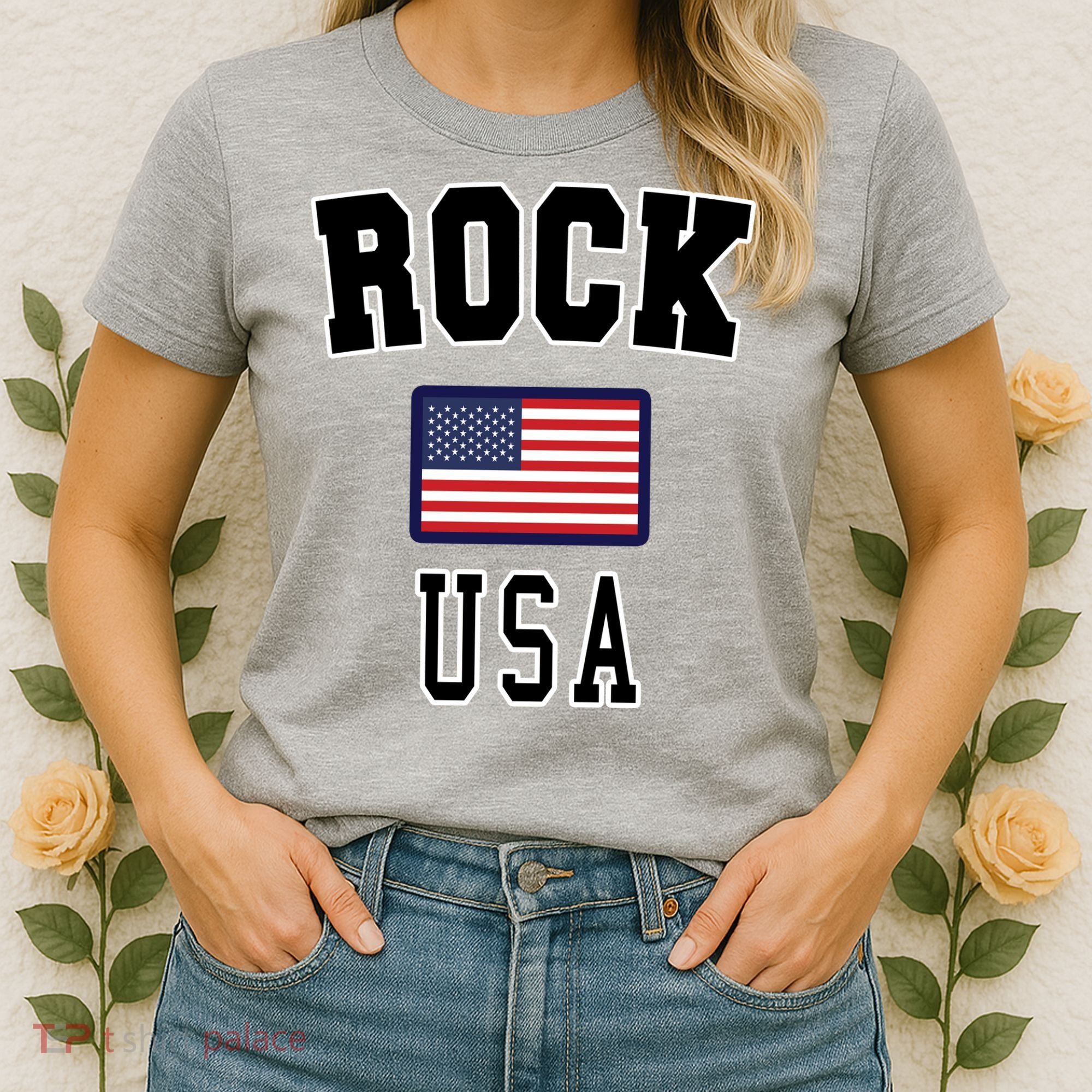 Rock N Roll USA Women's T-Shirt