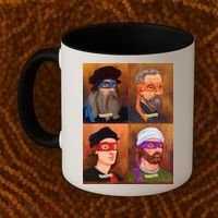Renaissance Ninjas Coffee Mug thumb 2