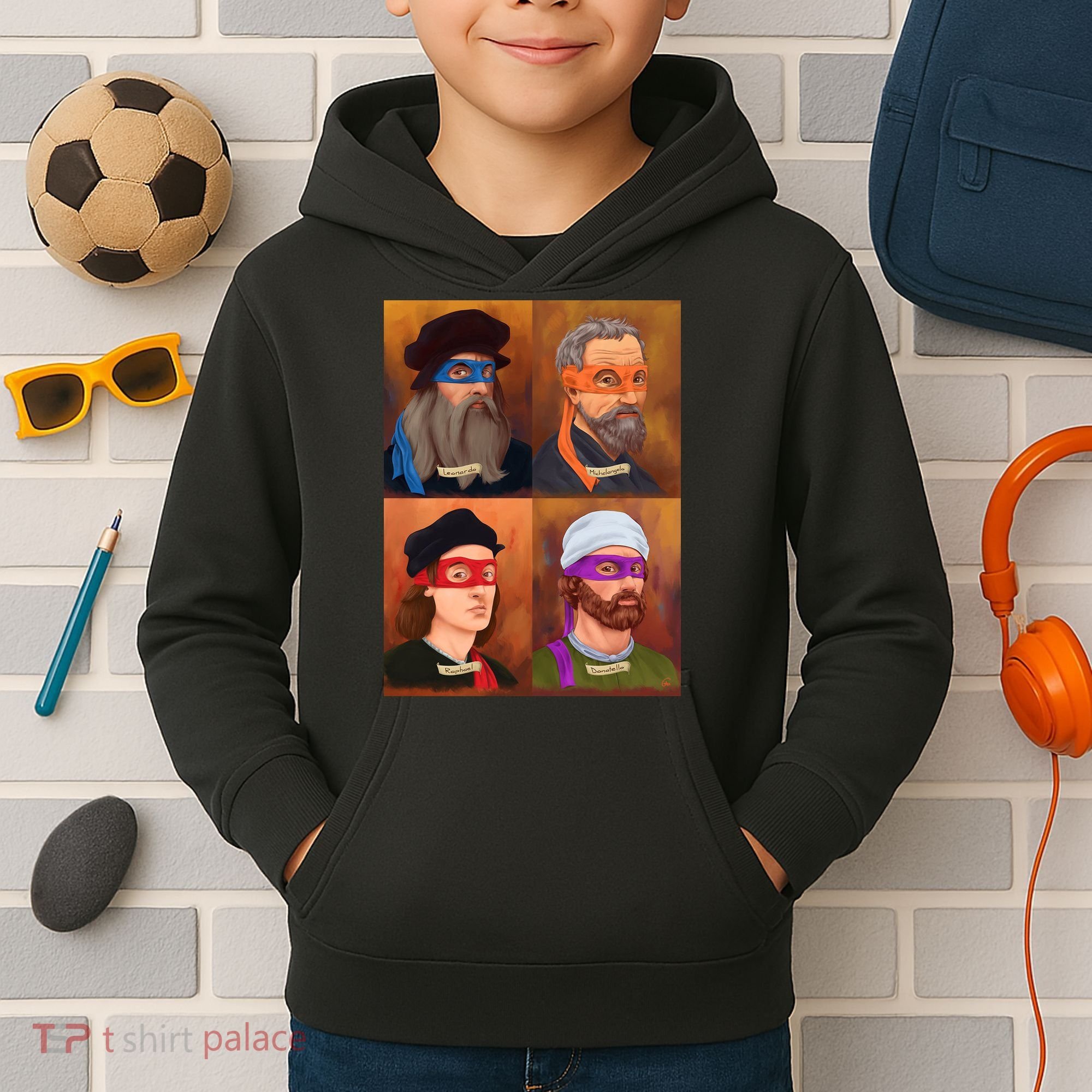 Renaissance Ninjas Kids Hoodie