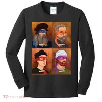 Renaissance Ninjas Kids Long Sleeve Shirt thumb 0
