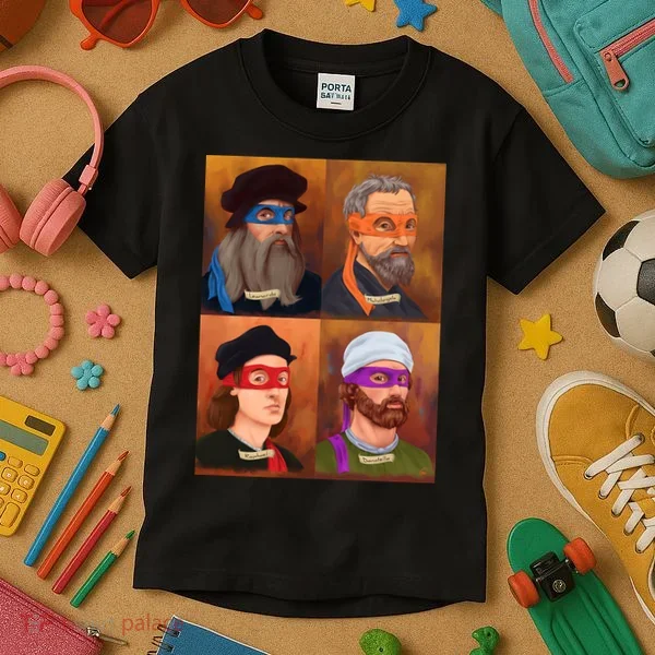 Renaissance Ninjas Kids T-Shirt