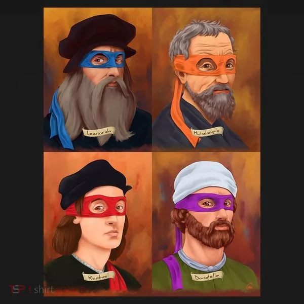 Renaissance Ninjas Kids T-Shirt