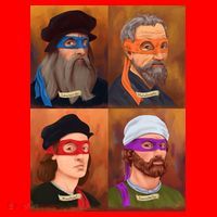 Renaissance Ninjas Santa Hat thumb 1