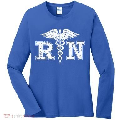 R N Registered Nurse Meaningful Gift For Nurses Women's Long Sleeve Shirt
