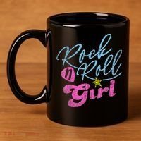 Rock N Roll Girl Purple Darla 11oz C Handle Ceramic Mug thumb 4