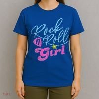 Rock N Roll Girl Purple Darla T-Shirt thumb 4