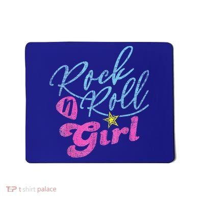 Rock N Roll Girl Purple Darla Mousepad