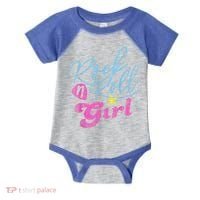 Rock N Roll Girl Purple Darla Infant Baby Jersey Bodysuit thumb 0