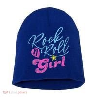 Rock N Roll Girl Purple Darla Short Acrylic Beanie thumb 0