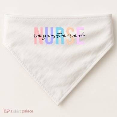 Registered Nurse RN Emergency Room Nurse USA-Made Doggie Bandana
