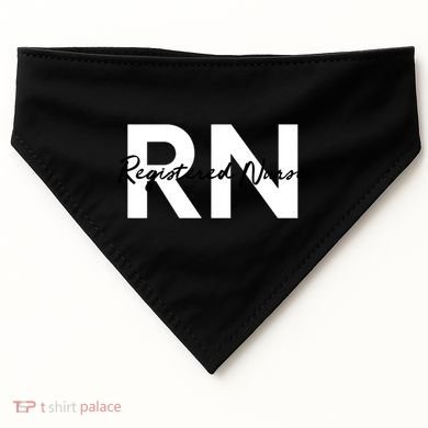 Registered Nurse Rn Emergency Room Nurse Gift USA-Made Doggie Bandana