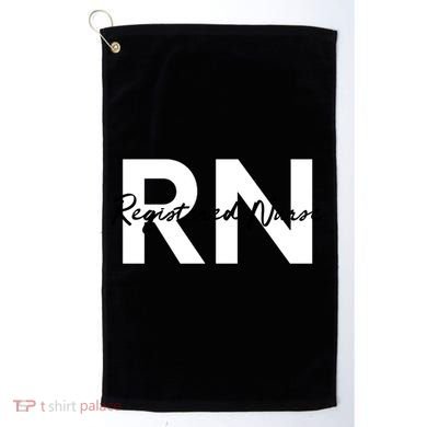Registered Nurse Rn Emergency Room Nurse Gift Golf Towel