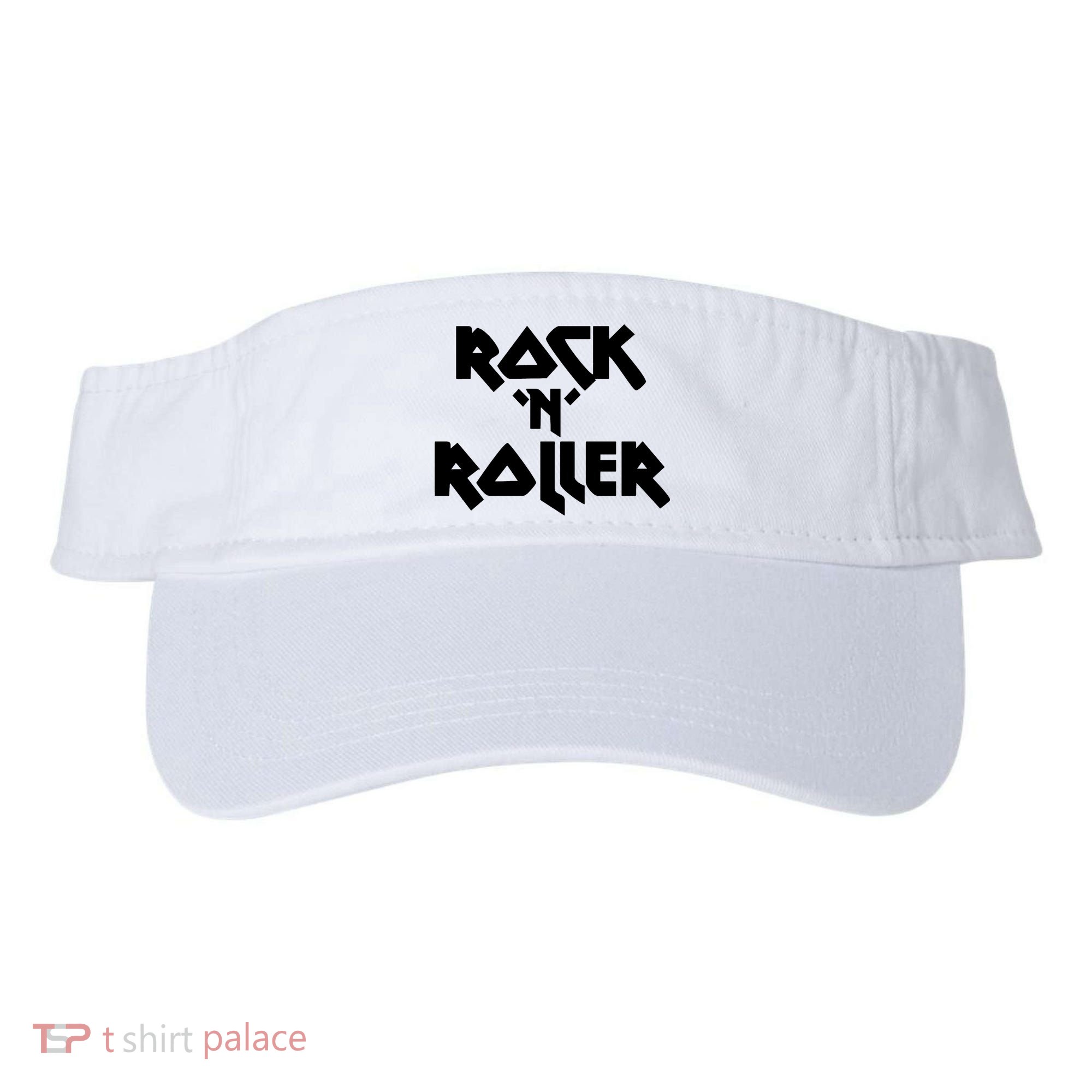 Rock N Roller White Visor