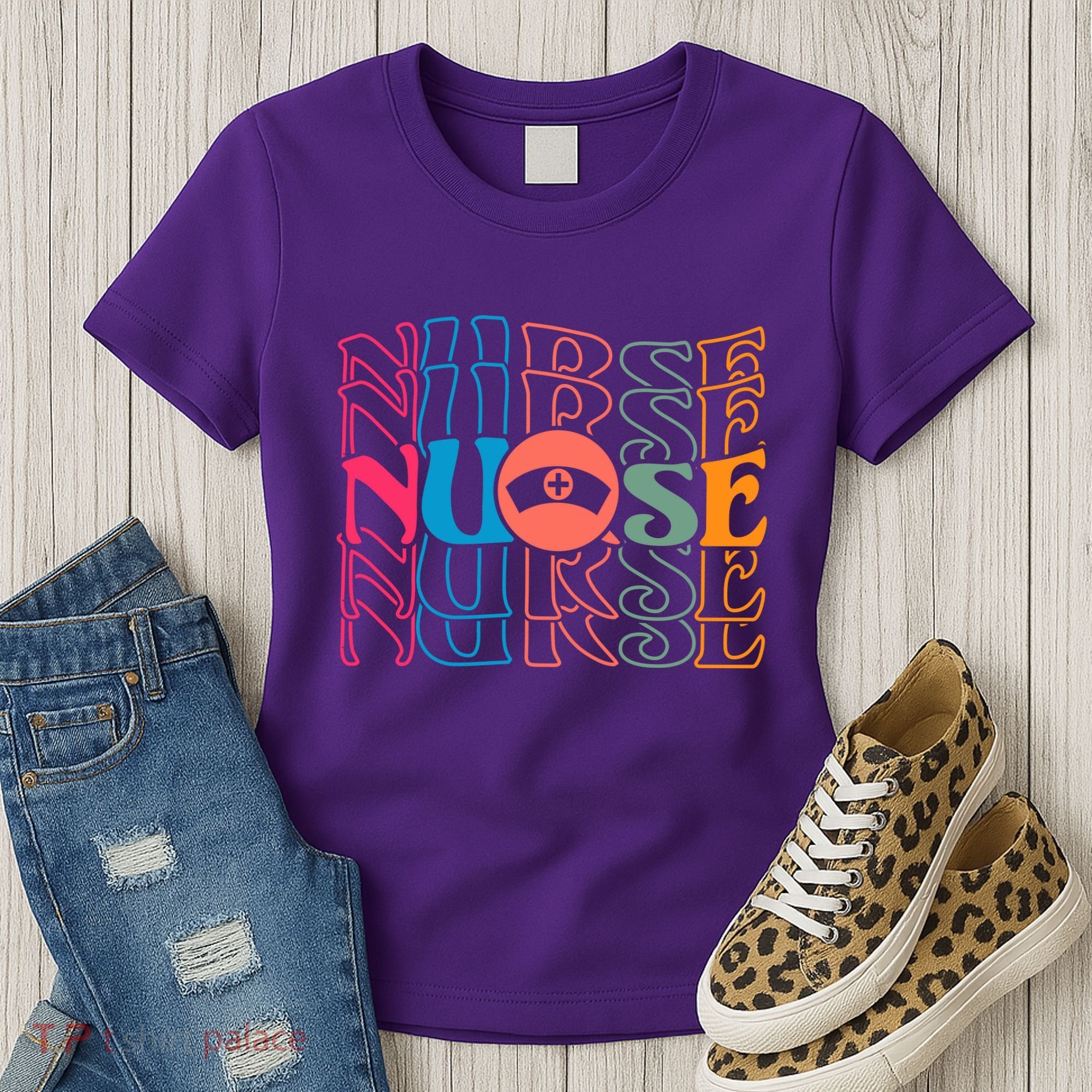 Retro Nurse Women's T-Shirt