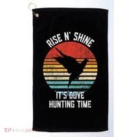 Rise N Shine Its Dove Hunting Time Dove Golf Towel thumb 0