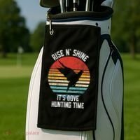 Rise N Shine Its Dove Hunting Time Dove Golf Towel thumb 2